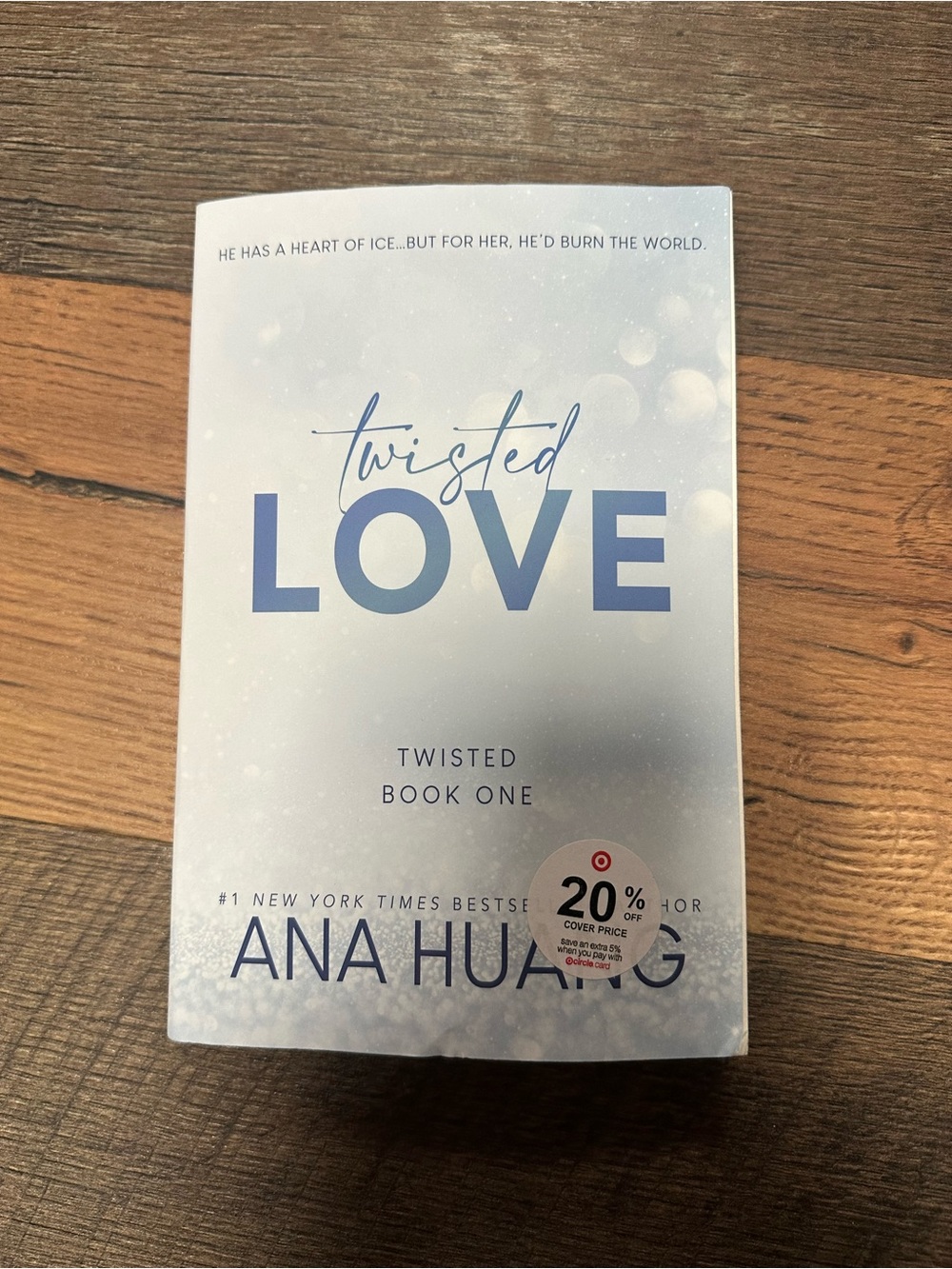 Twisted Love by Ana Huang - Light Blue & White Paperback